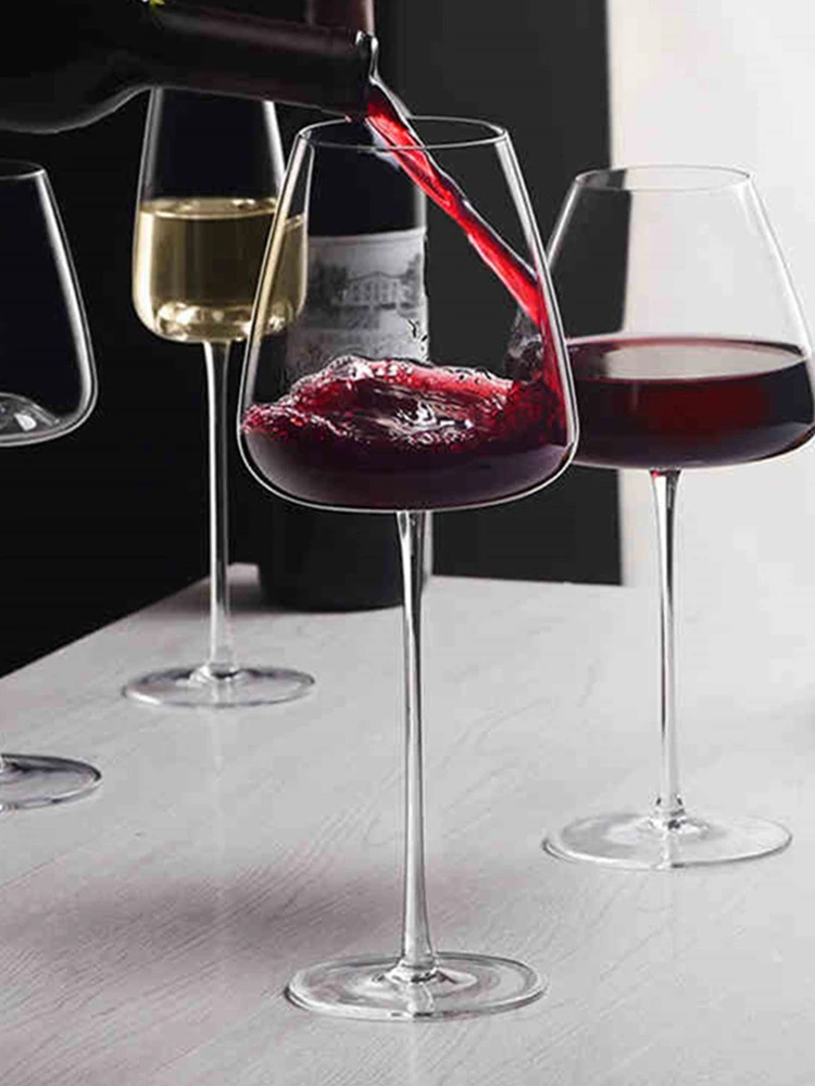 High-end Ultra-thin Goblet Red Wine Glass Cup Kitchen Tools Water Grap Champagne Glasses Bordeaux Burgundy Wedding Party Gift