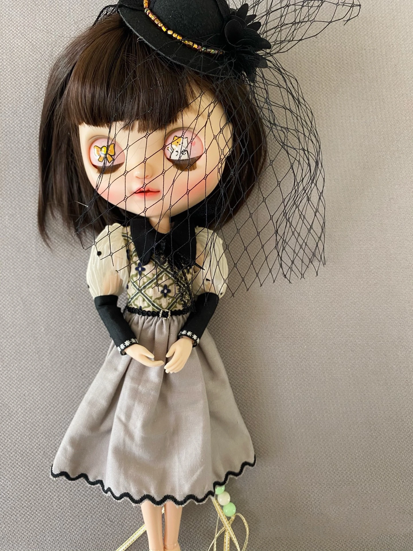 BJD Blythe dress Clothes Vintage elegance skirt 1/6 30cm  Dolls (Fit for Pullip,Ob24, ob22、Licca)