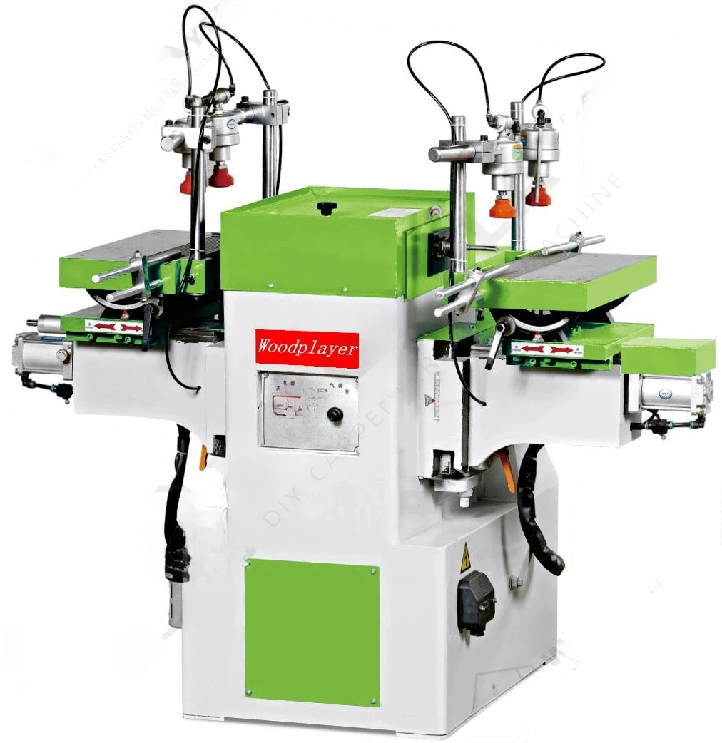 Wp-3112 Woodworking Double Ends Horizontal Wood Mortising Machine Double Spindle Wood Mortiser Machine