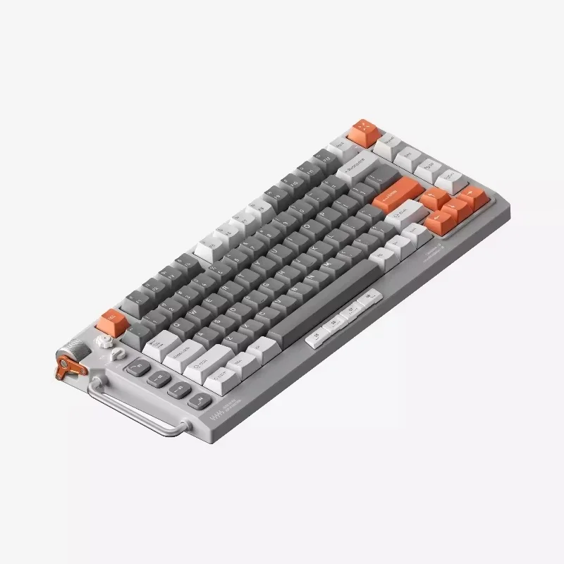 Field75 Heesports Magnetic Axis Keyboard Tile Fearless Contract Esports Cable Game Dedicated Magnetic White Jade Axis 83 Keys