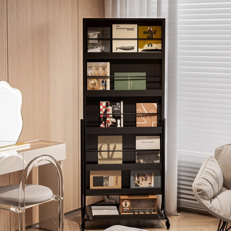 Removable vinyl record storage rack phonograph rack record player CD collection storage cabinet magazine picture book rack