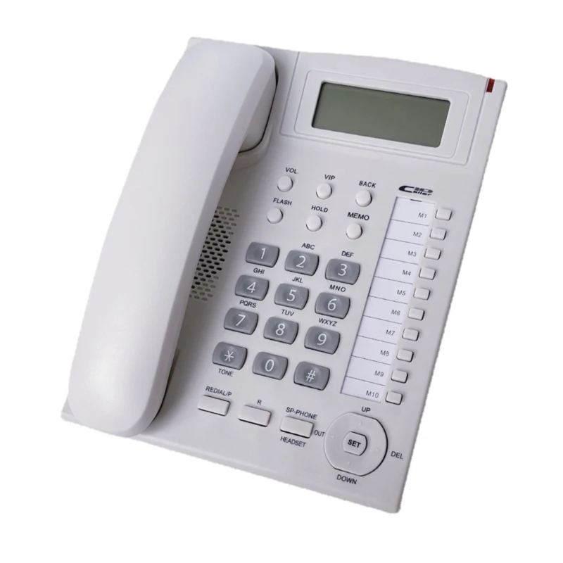 Corded Telephone Desktop House Phone Emegency Telephone Elderly Big Button Integrated Telephone for Home Office