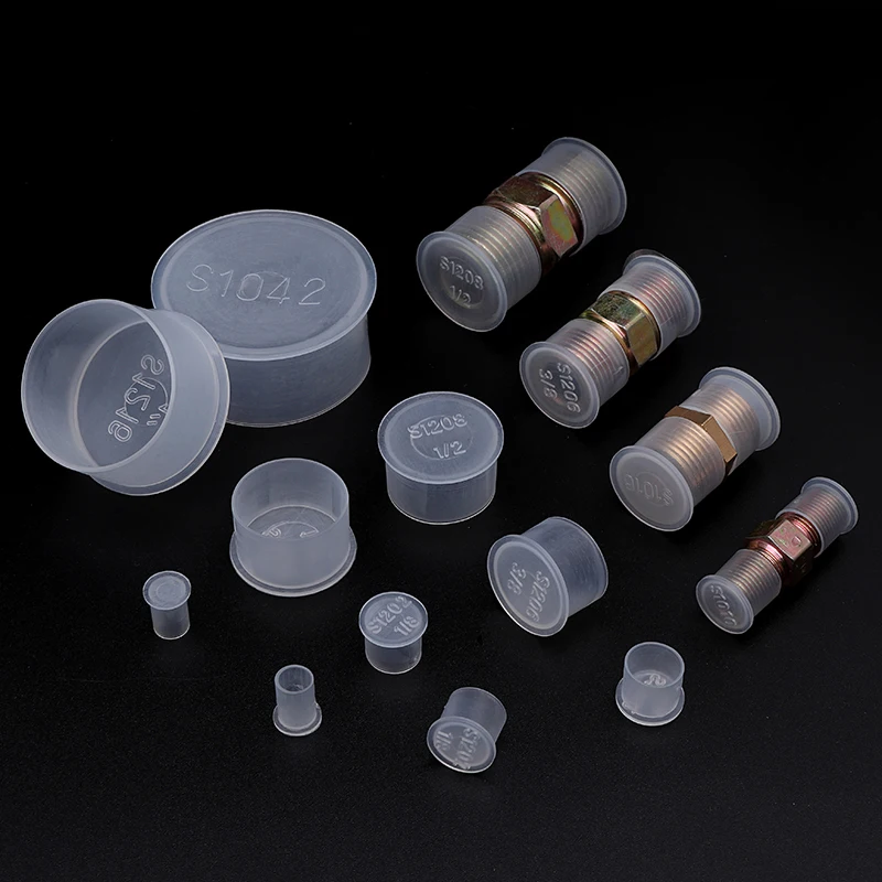 

Band Edge Screw Cap Cover Protective Plastic Threaded Sheath Gasket Stainless Steel Pipe Caps Oil Joint Hole Round Dust Circular