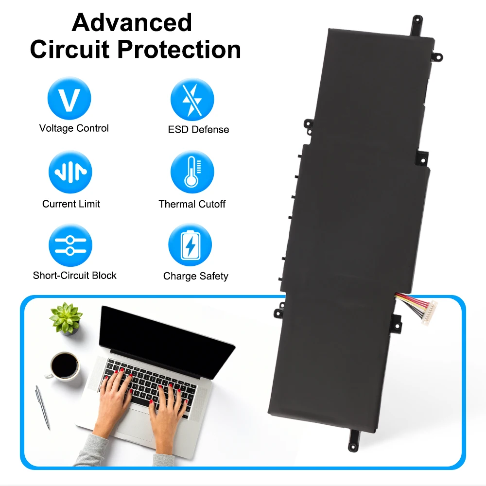 KingSener C31N1815 11.55V 50Wh Laptop Battery For Asus ZenBook 13 U3300FN UX333 UX333F UX333FA UX333FN BX333FN RX333FA RX333FN