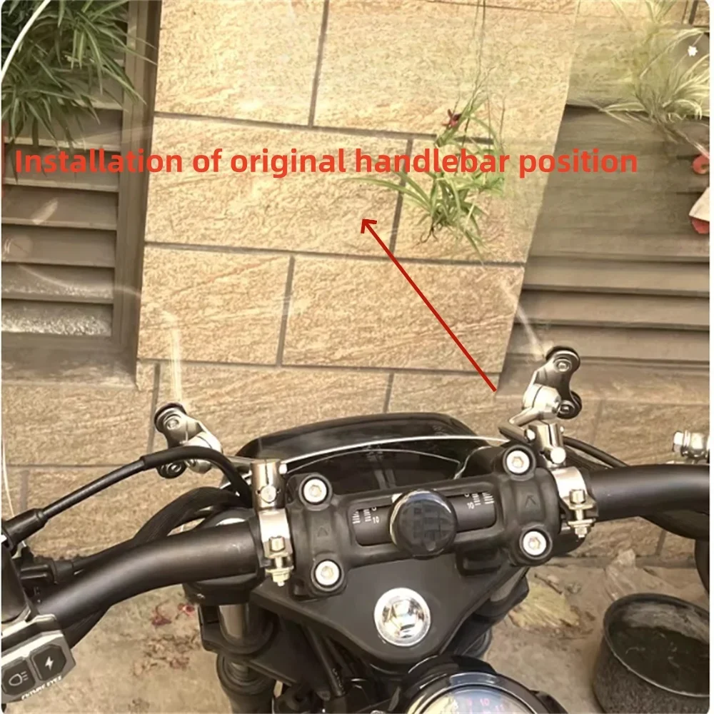 Upgraded windshield For VOGE CU625 CU250 modification dedicated front windshield Crown Prince windshield rain shield 3