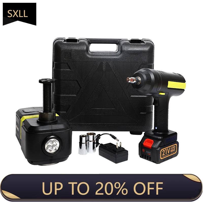 

SXLL Low price and high quality electric vehicle jack 12v hydraulic portable fast lift easy to operate electric screw jack