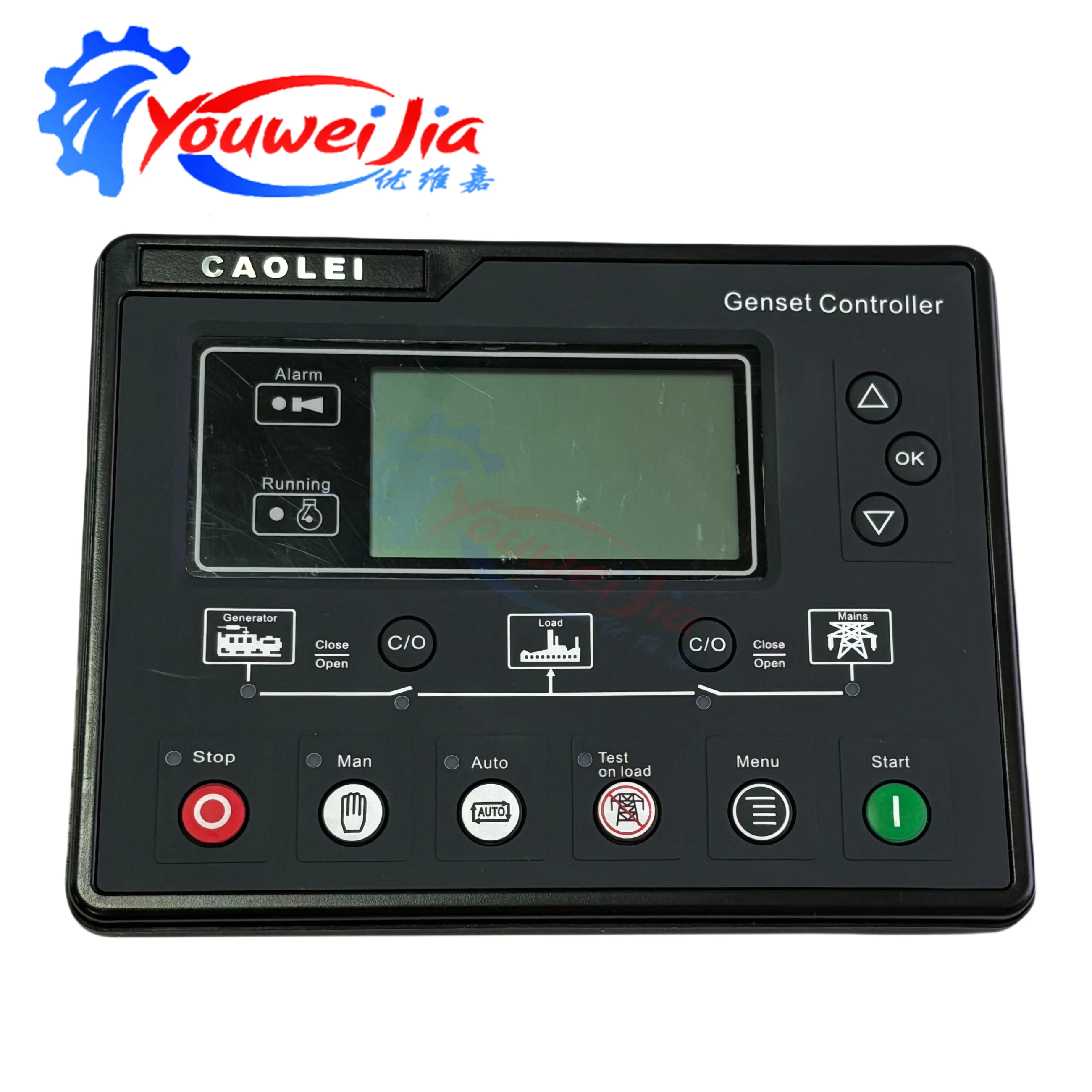 Auto Start/Stop Control Module Panel 6120U 6110U AMF Genset Controller Compatible with Smartgen HGM6120N HGM6110N Generator Repl