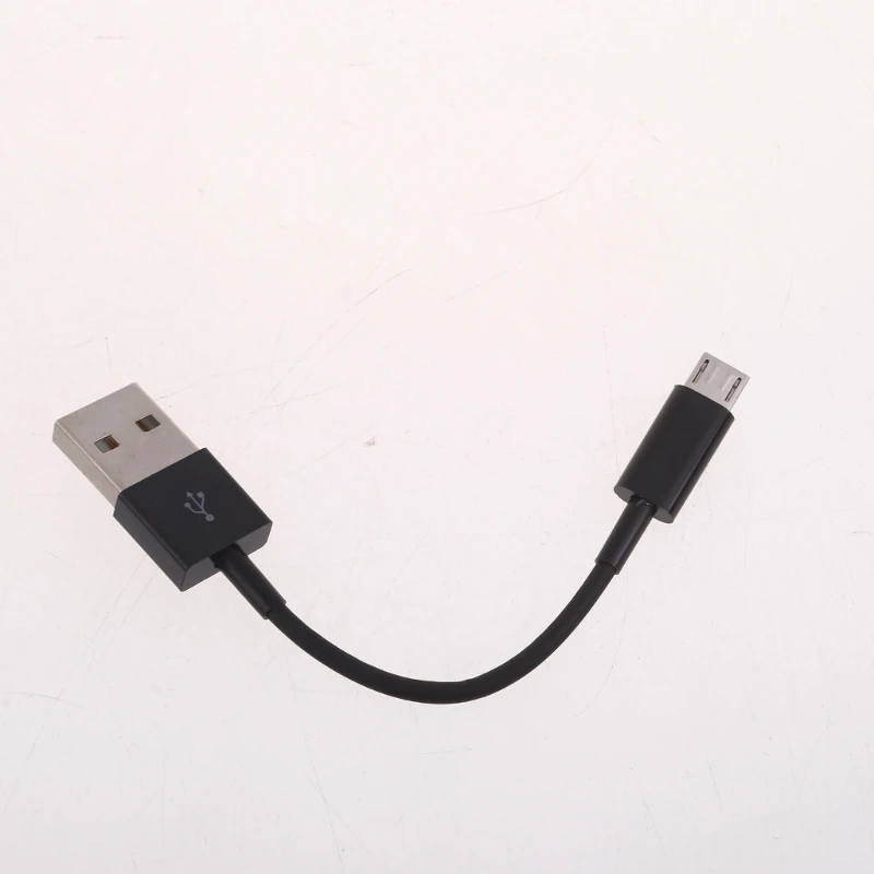 Короткий кабель Micro USB, кабель для быстрого зарядного устройства USB-Micro USB 2A, скорость передачи данных 480 Мбит/с, Micro