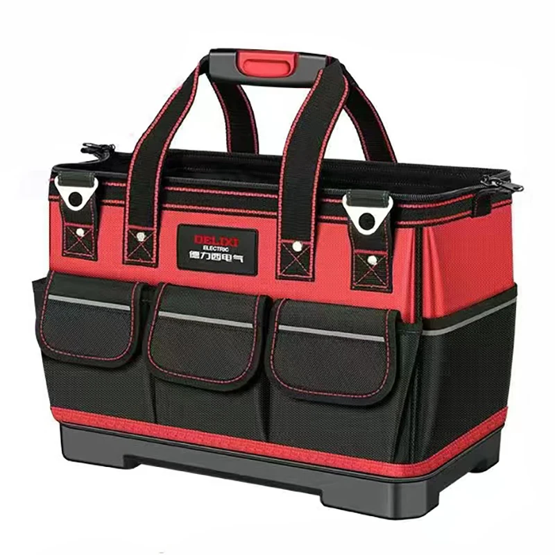 Tool Bag 1680D Oxford Cloth Electrician Organizer Working Professional Storage Multifunction Waterproof Wear Resistant Tool Bag