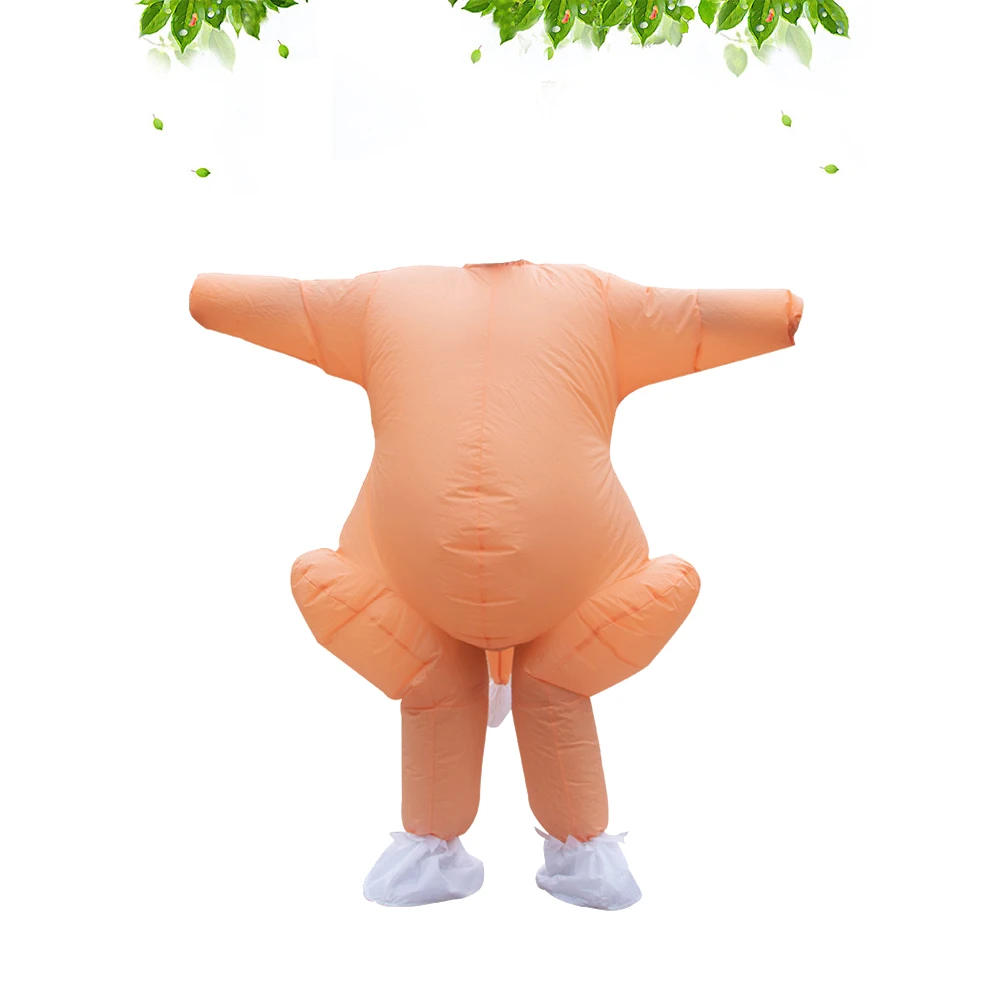 

Turkey Inflatable Costume Premium Polyester Lightweight Durable For Thanksgiving Christmas Party Stage Performance Blow Up