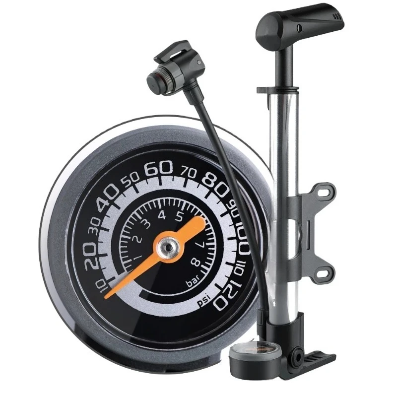 

Bicycle hose pressure gauge 120 psi Bicycle air