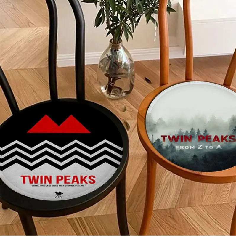 TWIN PEAKS Nordic Printing Meditation Cushion Stool Pad Dining Chair Tatami Seat Cushion Anti-Slip Chair Cushions