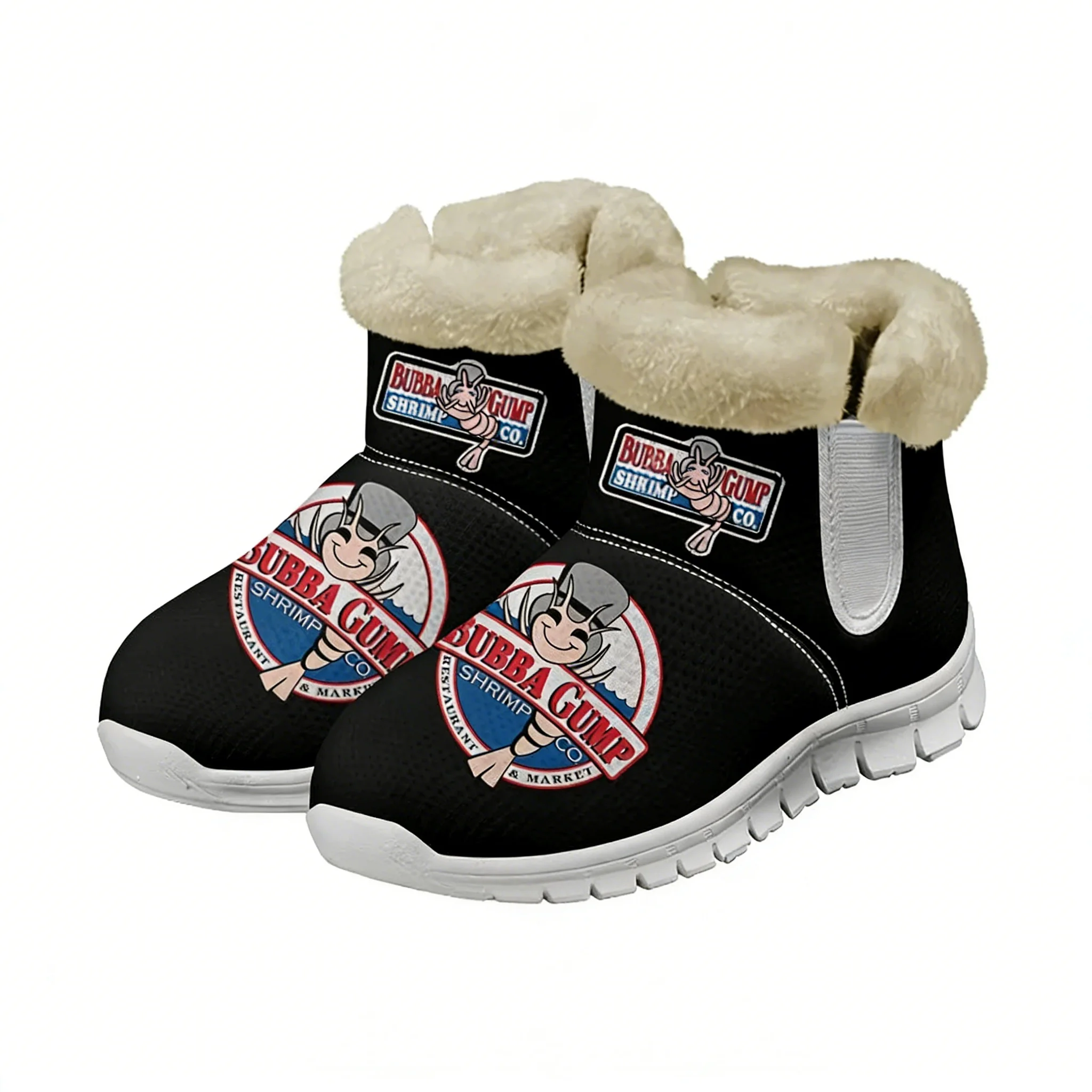 

Зимние ботинки Retro1994 Bubba Gump Shrimp для мужчин, женщин и подростков, сохраняющие тепло, повседневные зимние ботинки для активного отдыха, легкие спортивные ботинки