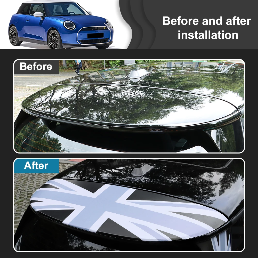 

Car Tail Wing Sticker For Mini Cooper J01 EV SE Electric 2024 2025 Decal PVC Car Styling Exterior Accessories