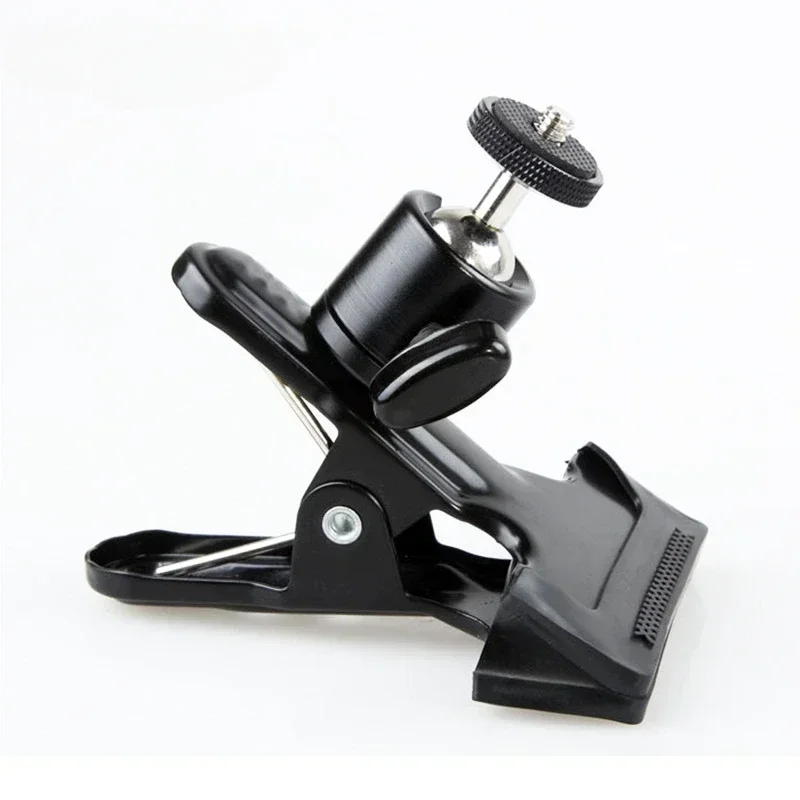 Strong Clamp Flash Bracket Ball Head Clip Tripod Mount for GoPro Camera 360 Degree Arbitrary Angle Adjustment view 4