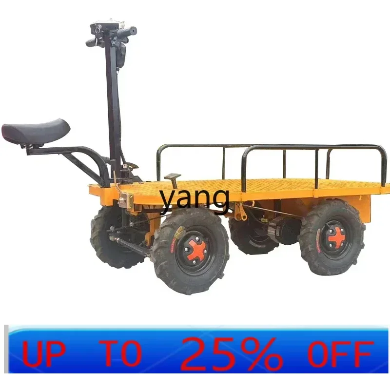 

LMMElectric Quadricycle Tablet Truck Can Be Pushed by Hand Cart Upside down Donkey Stall Car