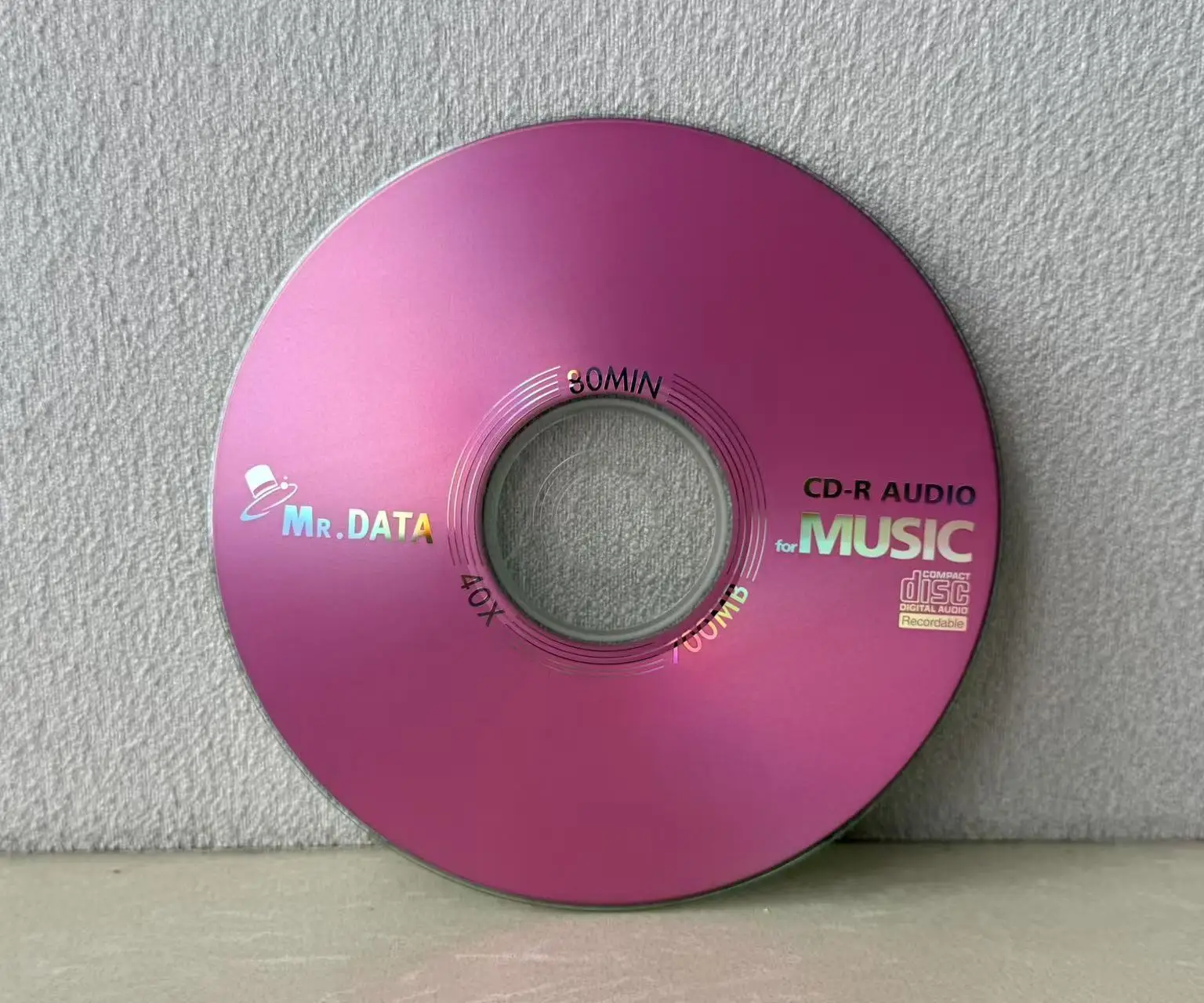 Wholesale 5 Discs A+ Data Blank CD-R Audio Music 40x 700MB CD-R