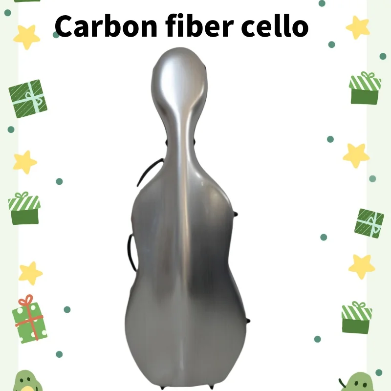 

Carbon fiber cello with wheels, 4/4 size