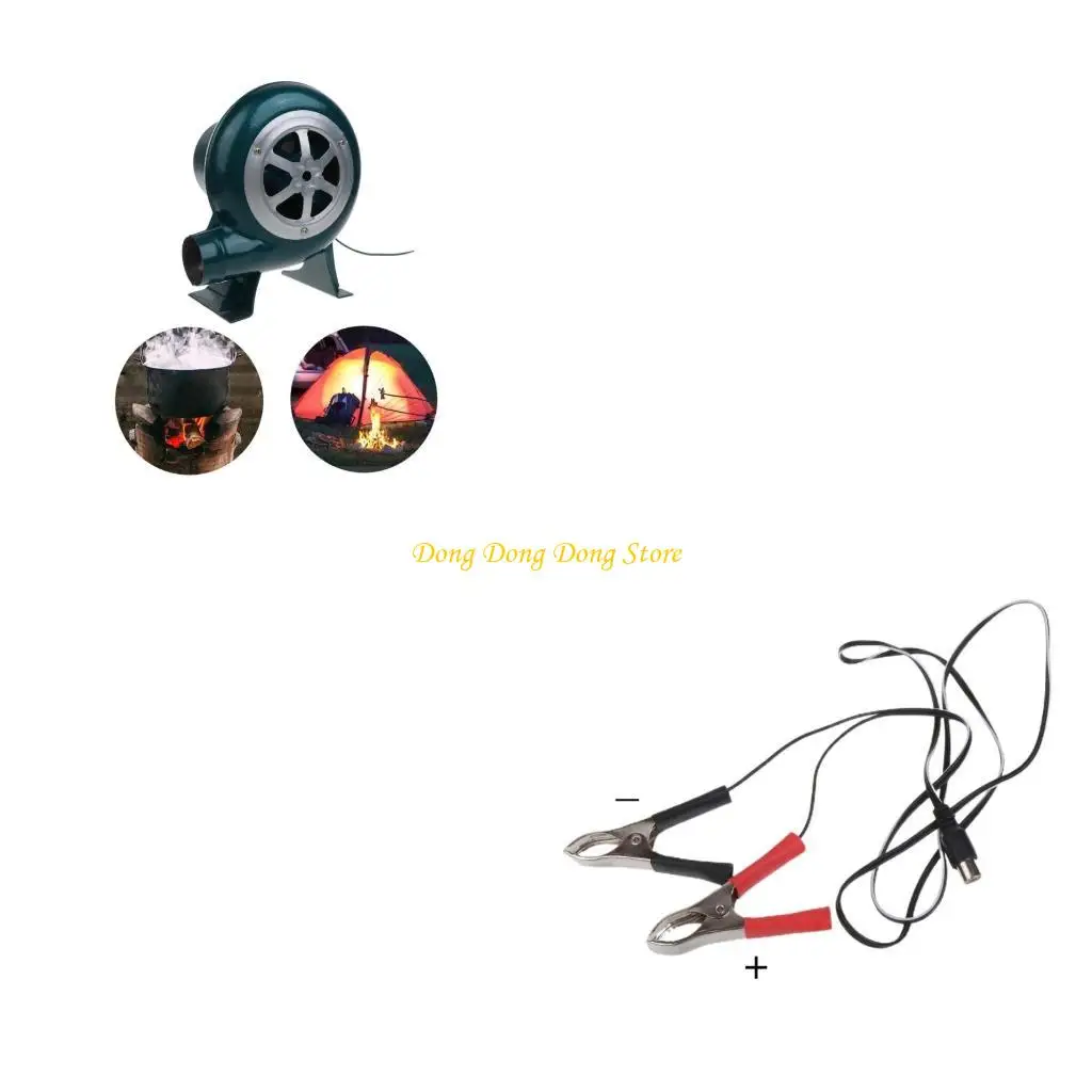

Electric Blower BBQ Fan DC12V Cooking Charcoal Chimney Starter 40/60/80/100W