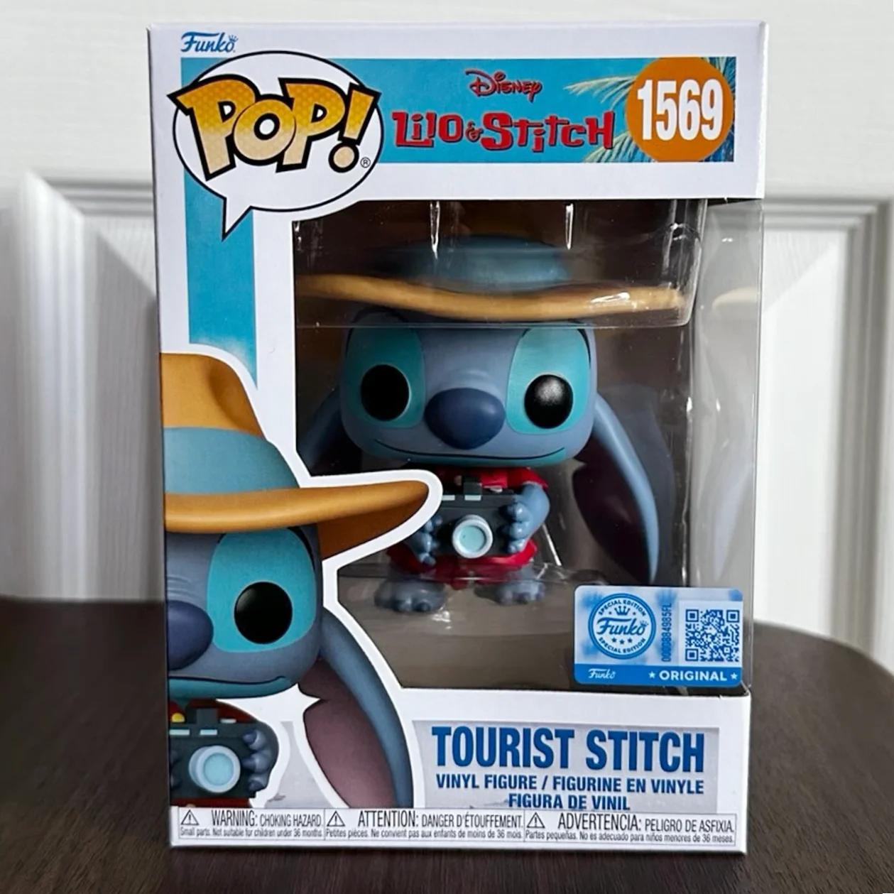 Disney Tourist Stitch 1569 Figures Funko Pop Lilo Stitch 3.85 inch Vinyl Figure Collectible Limited Edition Model Toy Gift - Image 4