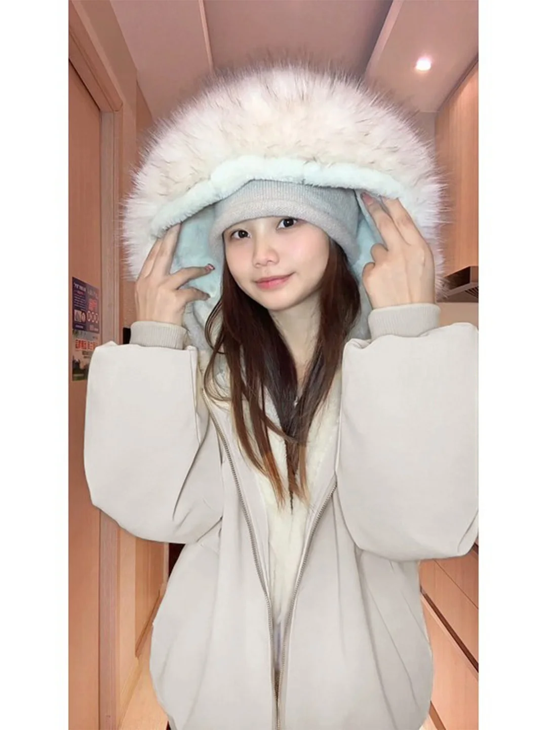 

Модная американская куртка из искусственной кожи с эффектом окрашивания, утепленная, с капюшоном, зимнее пальто с теплым меховым воротником, верхняя одежда для мужчин