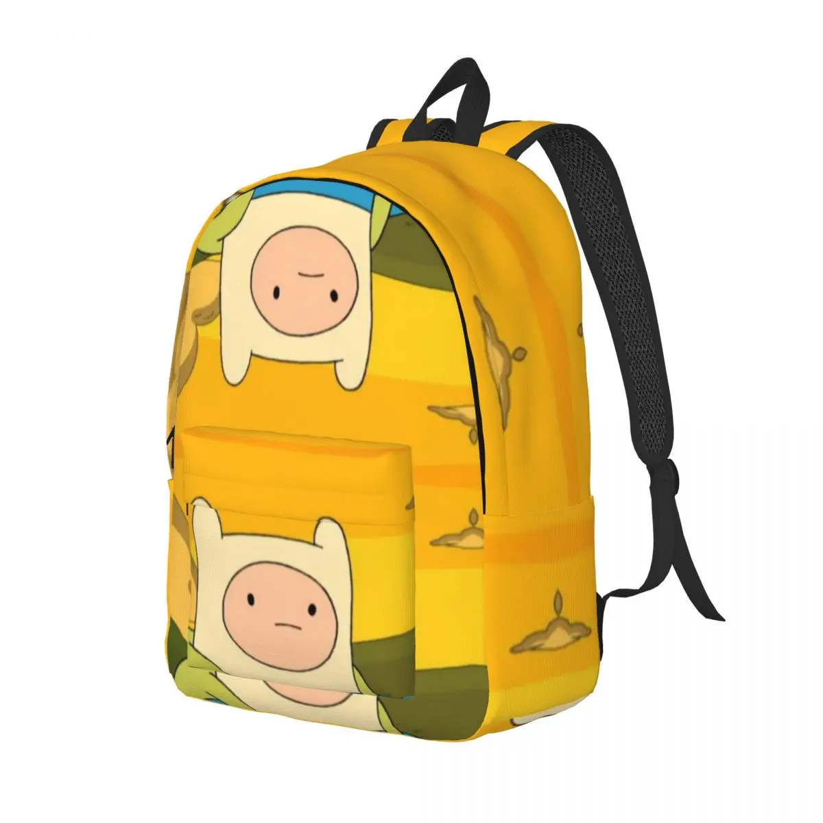 Finn The Human New Fashionable Pattern School Bag Print Lightweight Backpack 15.7in 17.7in