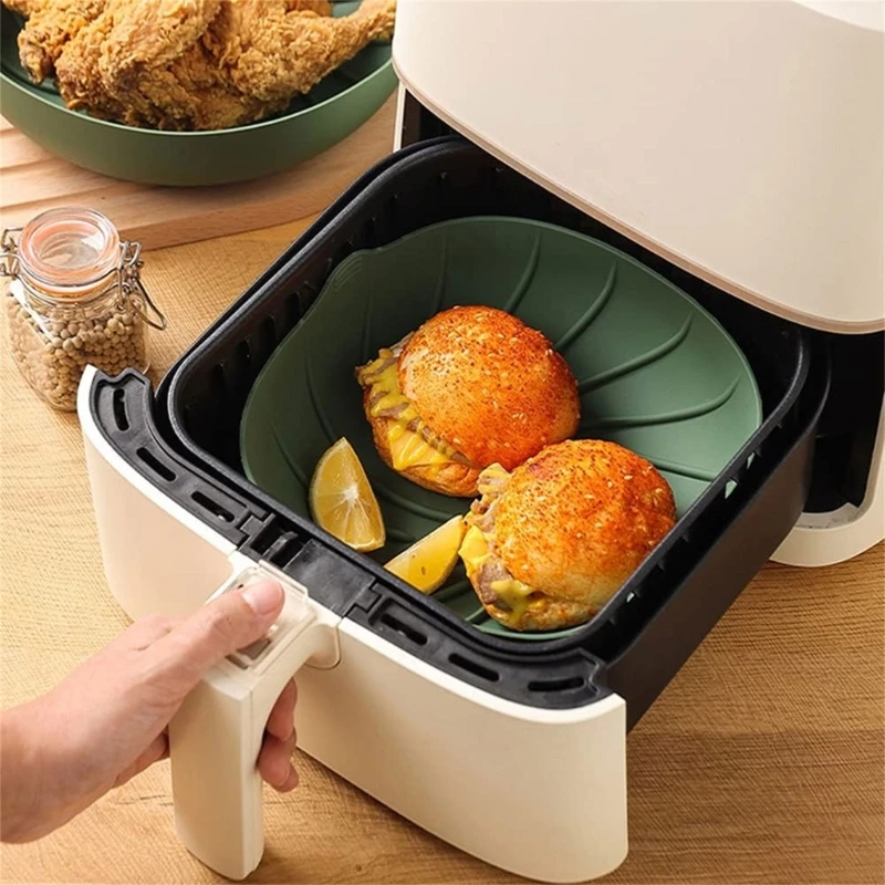 M2EE سلة المقلاة الهوائية فرشاة زيت السيليكون ملحقات المقلاة الهوائية مادة السيليكون