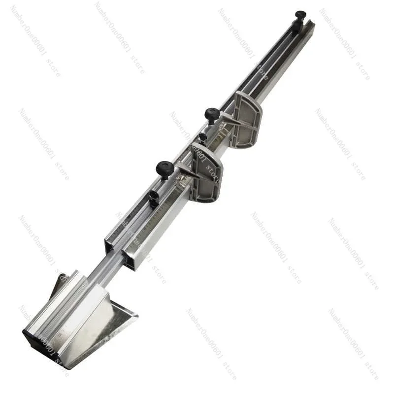 Precision Panel Saw Large Stop Fence Sliding Table Saw Back Fence Extension Woodworking Accessory