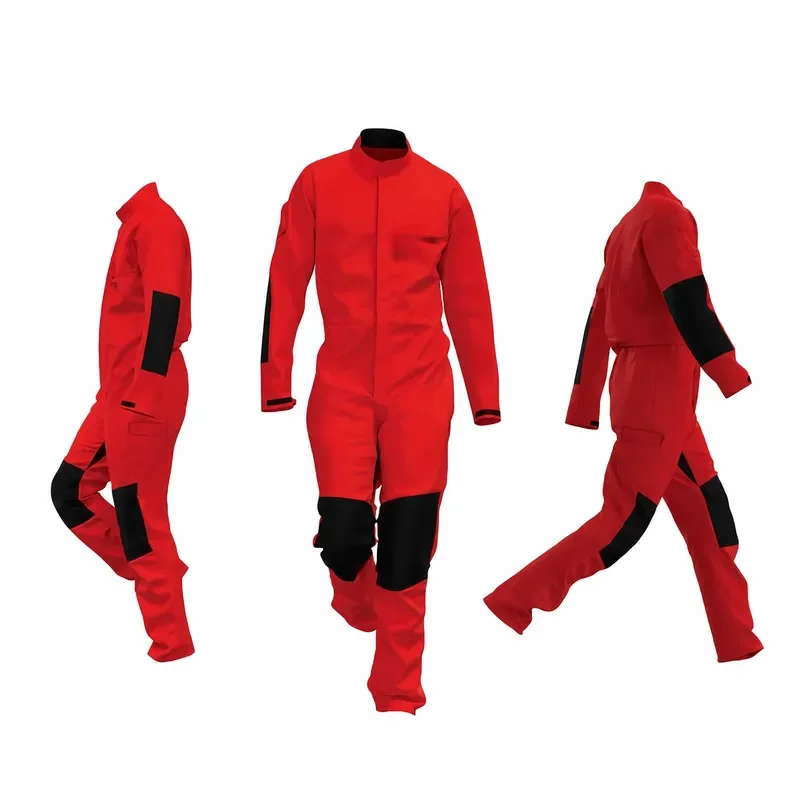 Caving Suit One Piece Overall Slim Fit Canvas Fabric for Outdoor Exploration and Rescue Work