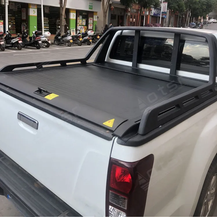 

Car Trunk Lids For Toyota Tacoma Tundra Hilux Pickup Bed Tonneau Cover Retractable Roller Shutter Tail Box Cover Electric