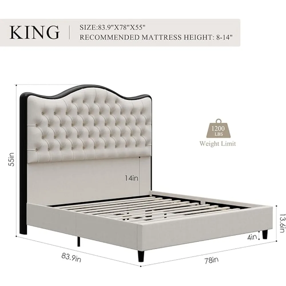 Bed Frame with 55