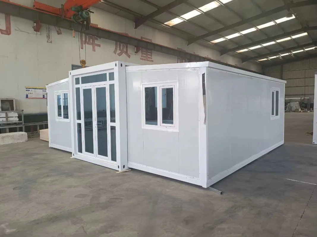 20ft 30ft 40ft Prefab Folding Living Mini Cabin Prefabricated Expandable Container House With 2 Bedroom Home