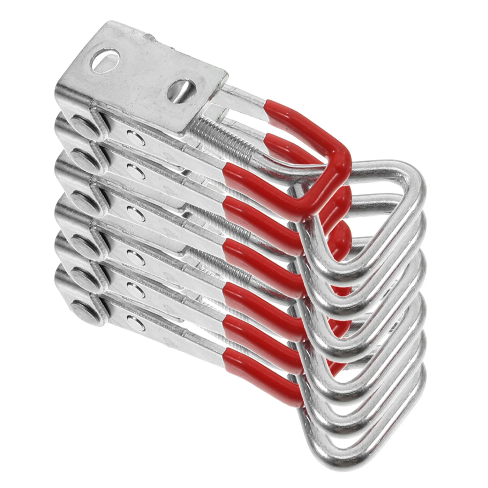 

6 Pcs Adjustable Toggle Latch Buckle Cabinet Heavy Hasp Case Iron Door Quick Release