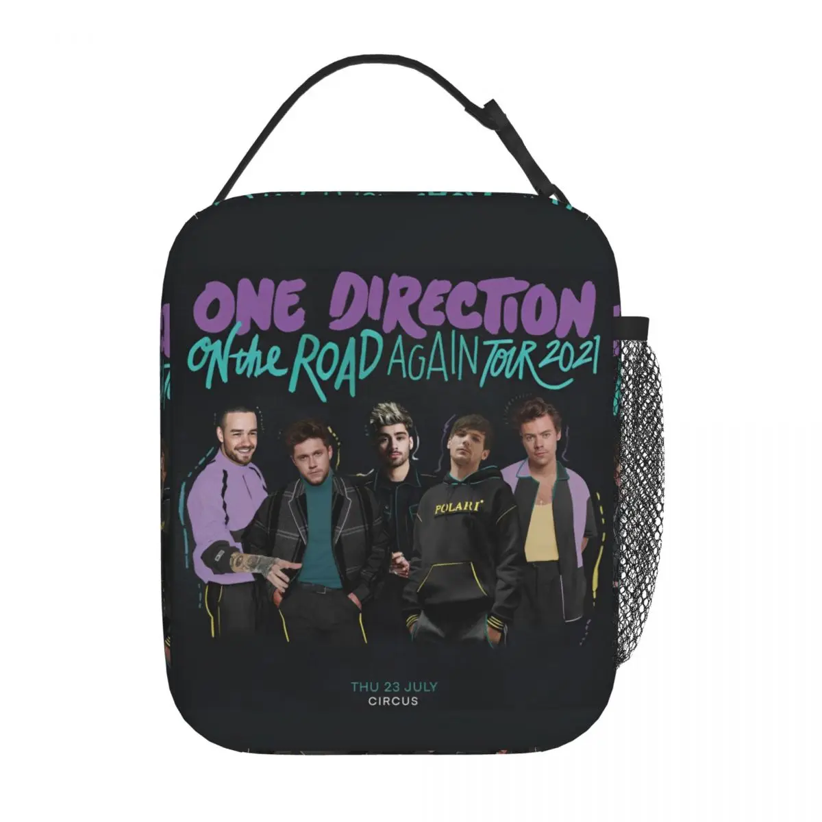 

Ones Music And Directions Insulated Lunch Bag High Capacity Reusable Cooler Bag Lunch Box Tote College Travel Girl Boy