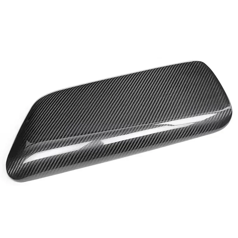 

For Toyota Camry Real Dry Carbon Fiber Armrest Box Top Cover Black Interior Decoration 2018-2023 Modification Accessories