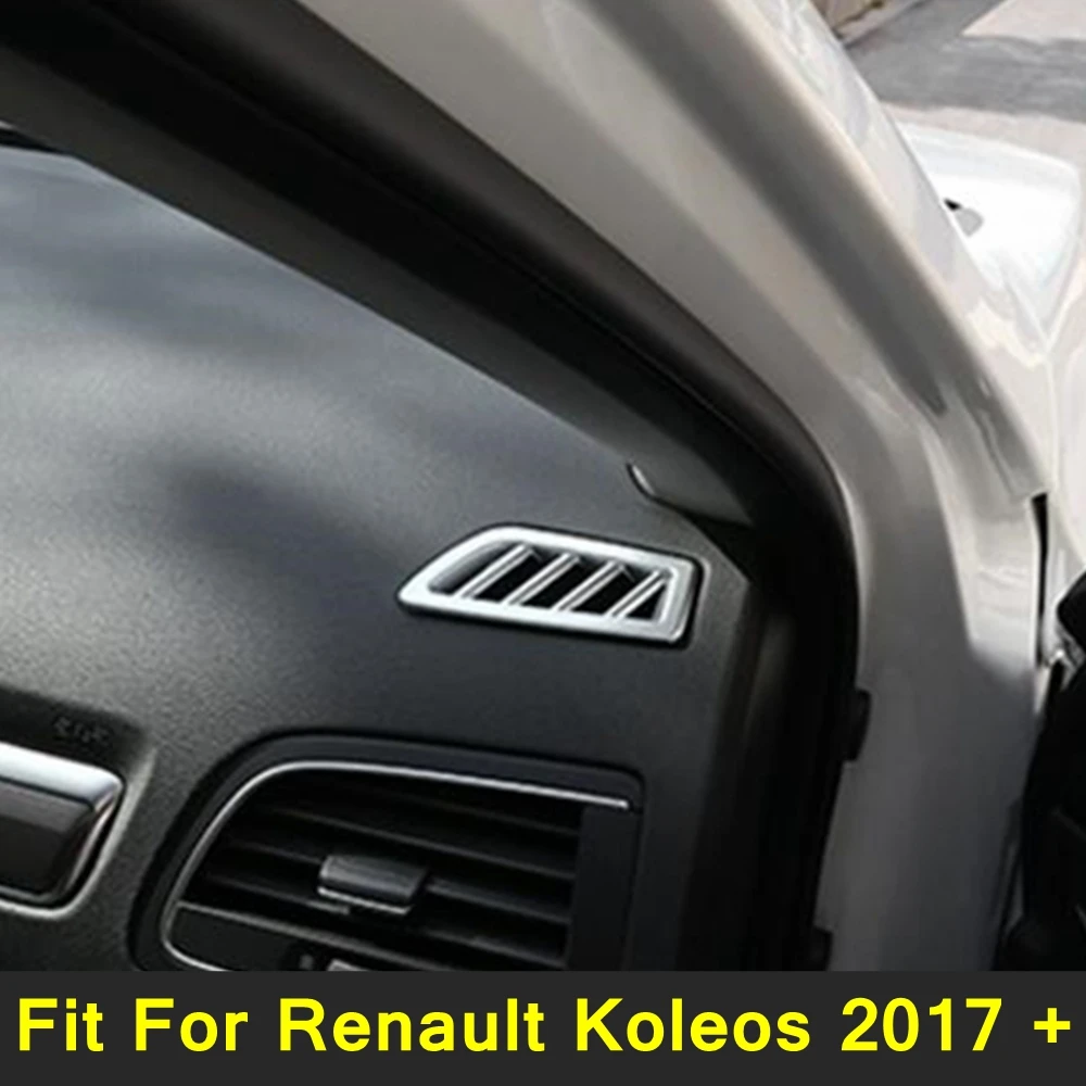 

Car Styling Front Air Condition AC Vent Outlet Cover Decoration Trim 2Pcs For Renault Koleos 2017 - 2022 Interior Accessories