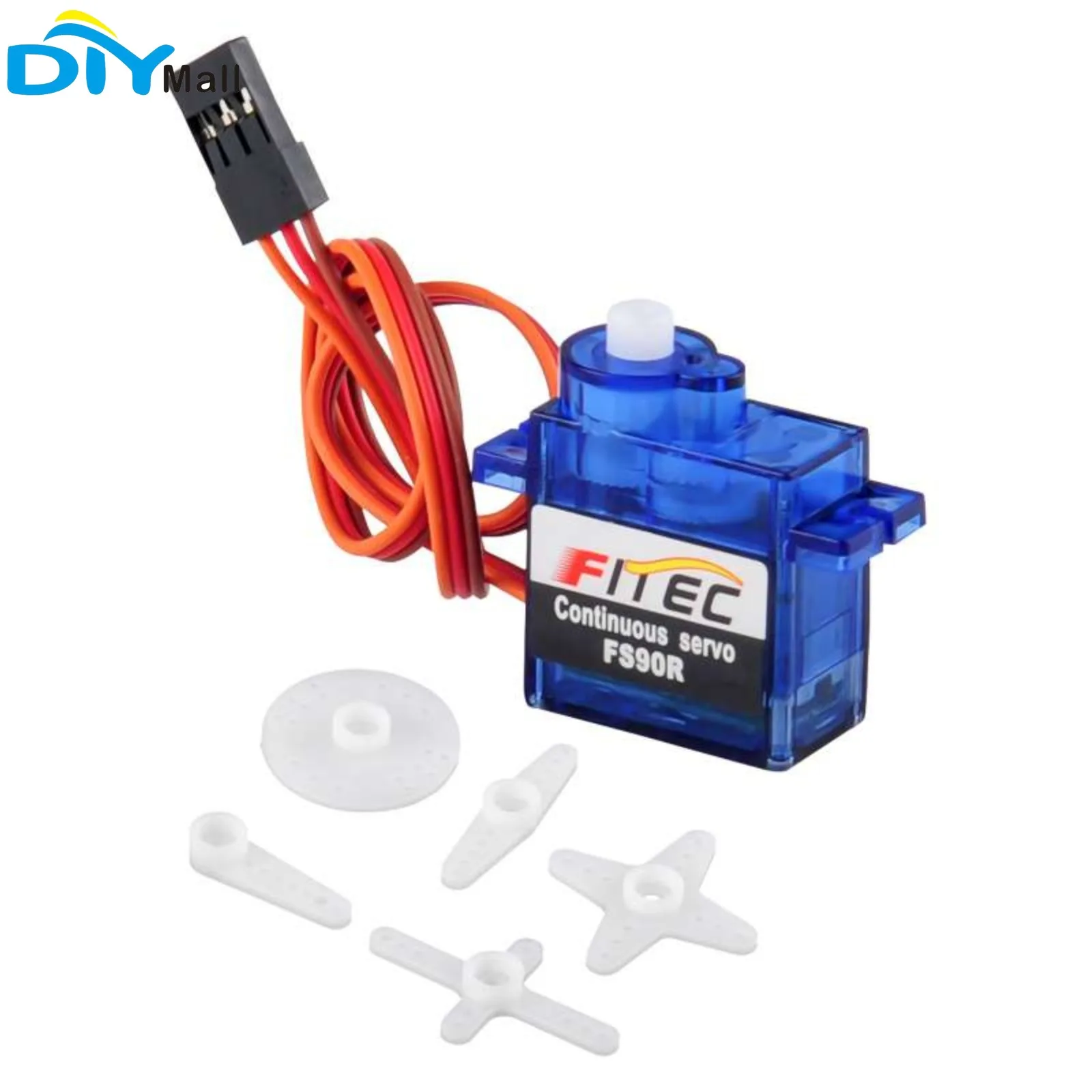 FS90R 9g Servo 360 Degree Continuous Rotation Mini Micro Servo for Arduino Robotics Projects and DIY Models