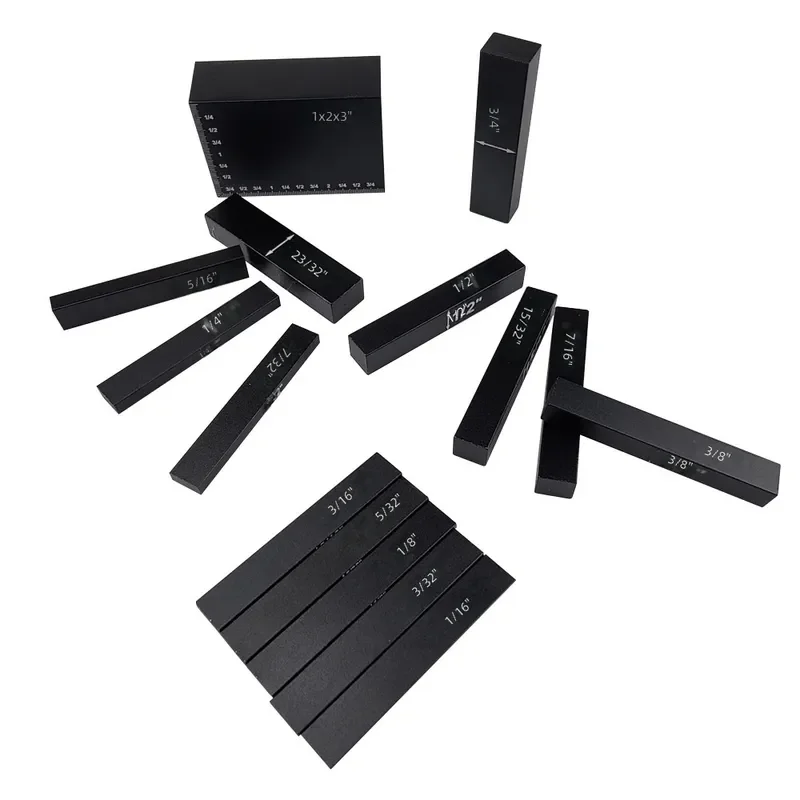 15 Inch Aluminum Set Block Altimeter Kit Precision Measuring Gauge Bar Setup Blocks for Accurate Height Adjustment Tool