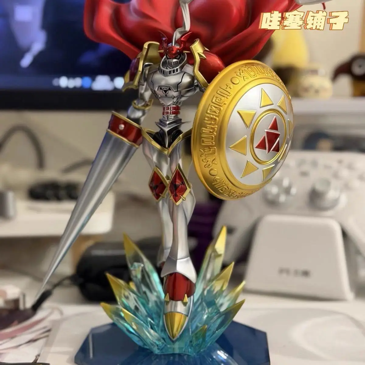 Digimon Tamers Gallantmon Dukemon Royal Knights Anime PVC Action Figure Model Toy 22cm Movable PVC Statue Toy Gift view 5