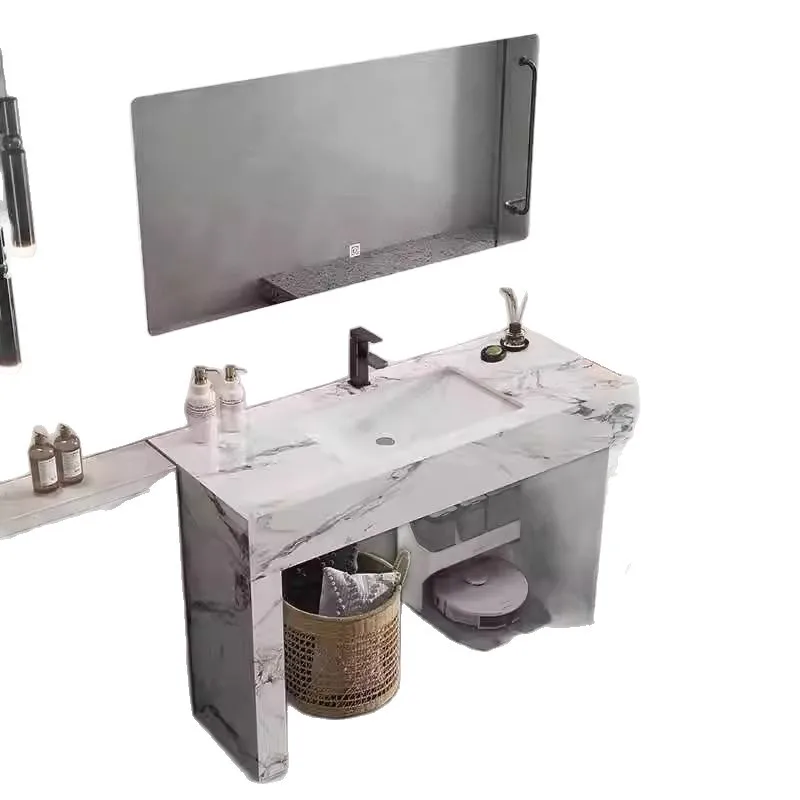 Slate floor-to-ceiling wash basin Public bathroom Integrated bathroom   Can be processed
