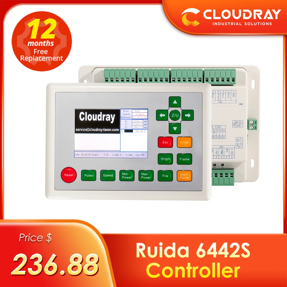 Cloudray Ruida  RD RDC6442G Co2 Laser DSP Controller for Laser Engraving and Cutting Machine RDC 6442 6442G 6442S