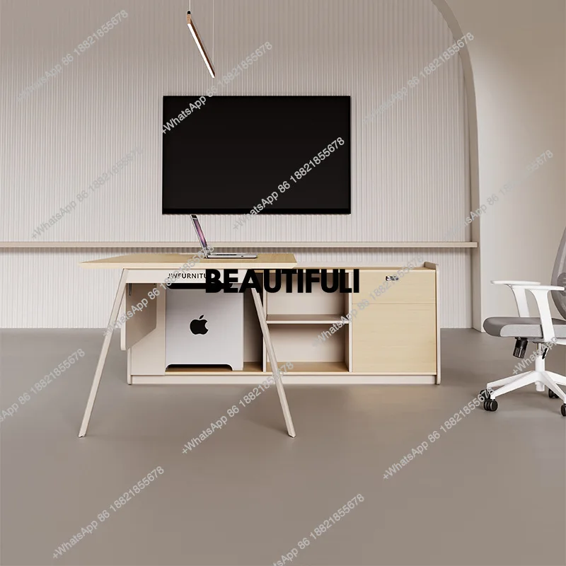 Chairperson's Desk President's Desk Large Class Desk Single Furniture Manager Table and Chair Combination
