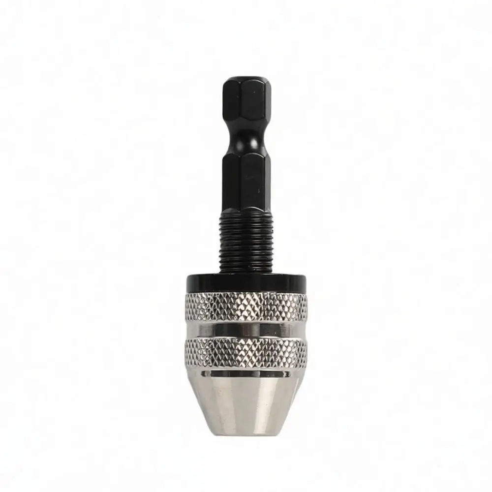 Precision Drill Chuck 0.3 To 6.5mm Hex Shank Replacement Quick Change Adapter Three Jaw Self Centering For Crafting DIY