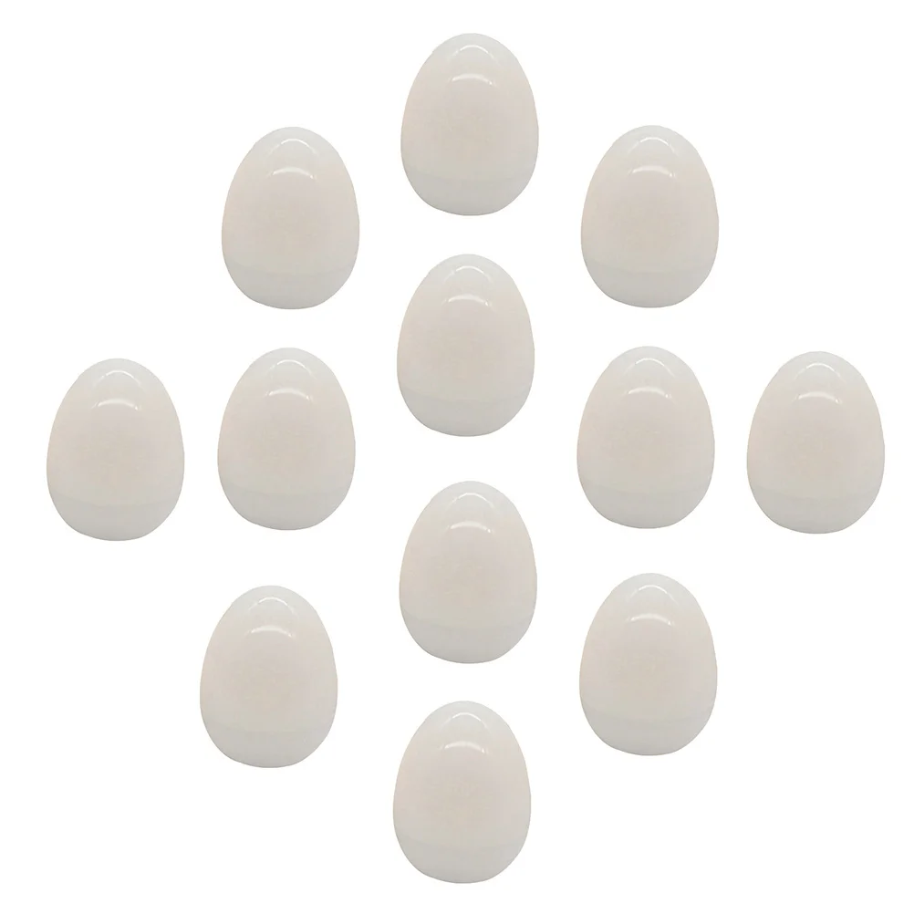 12Pcs Electronic Light Flameless Egg Tealight for Party Wedding Christmas Flicker Tea Light Decoration Bright Glow