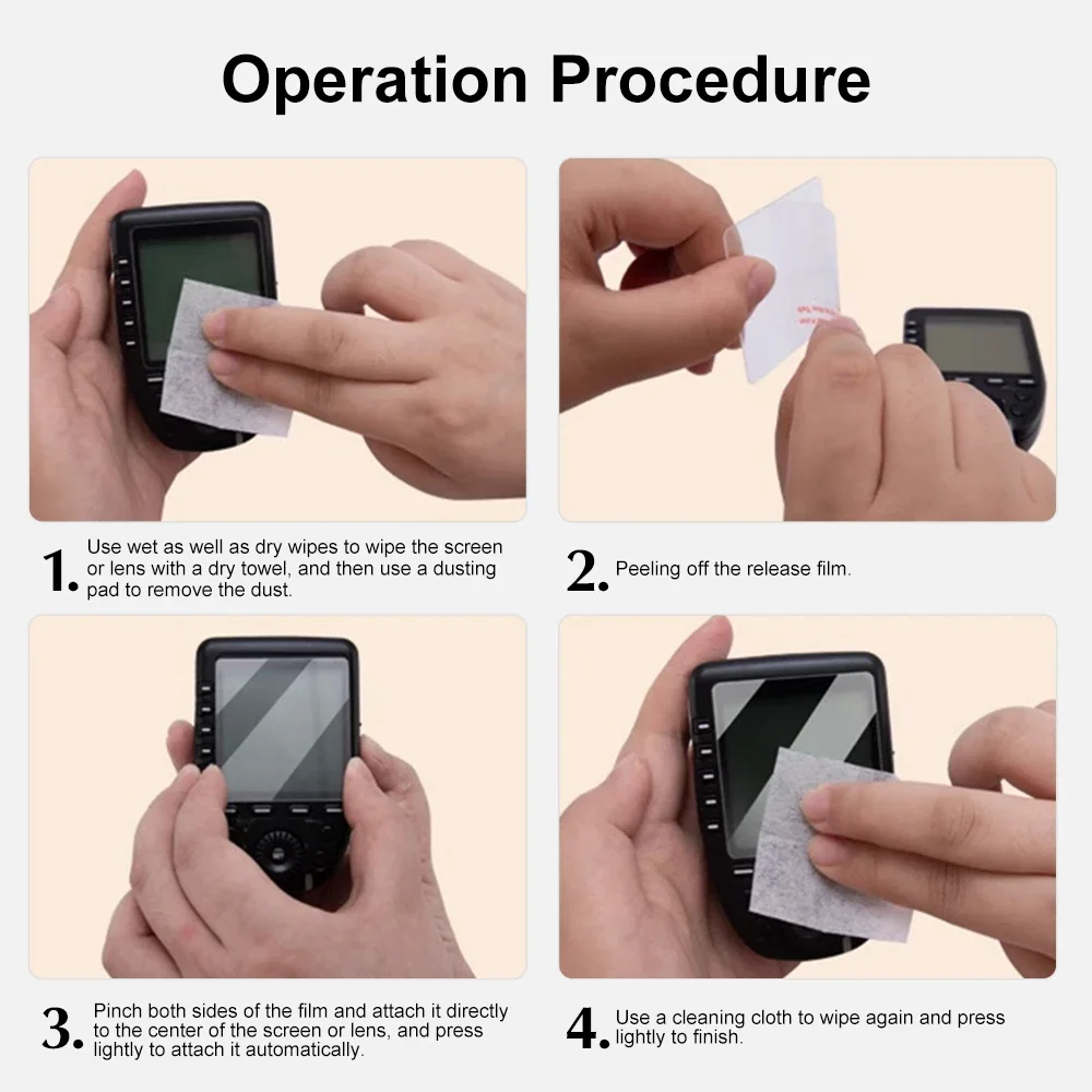 Godox Tempered Glass Film for x3 xpro Trigger V1 V850III V860III TT685II V860II V850II TT600 V350  TT350 Canera Flash Light