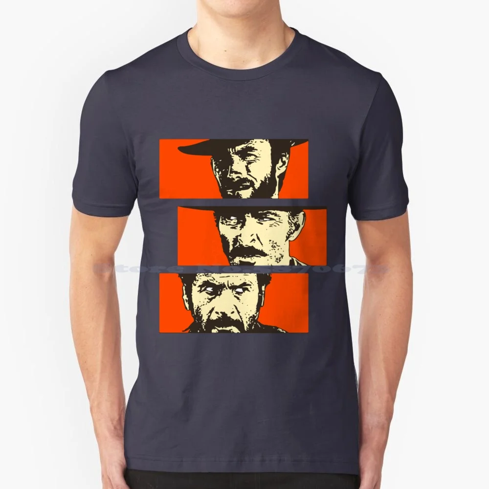 The Good The Bad And The Ugly T Shirt 100% Cotton Tee The Good The Bad And The Ugly 1966 The Good The Bad And The Ugly Reaction