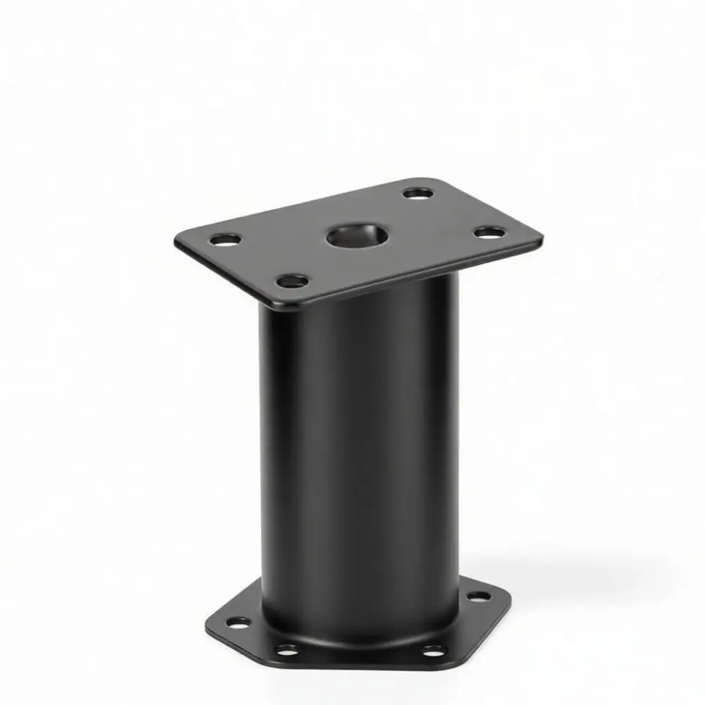 Adjustable Furniture Support Leg Metal Bed Frame Foot Replacement For Sofa Cabinet Base Reinforcement Accessory Kit