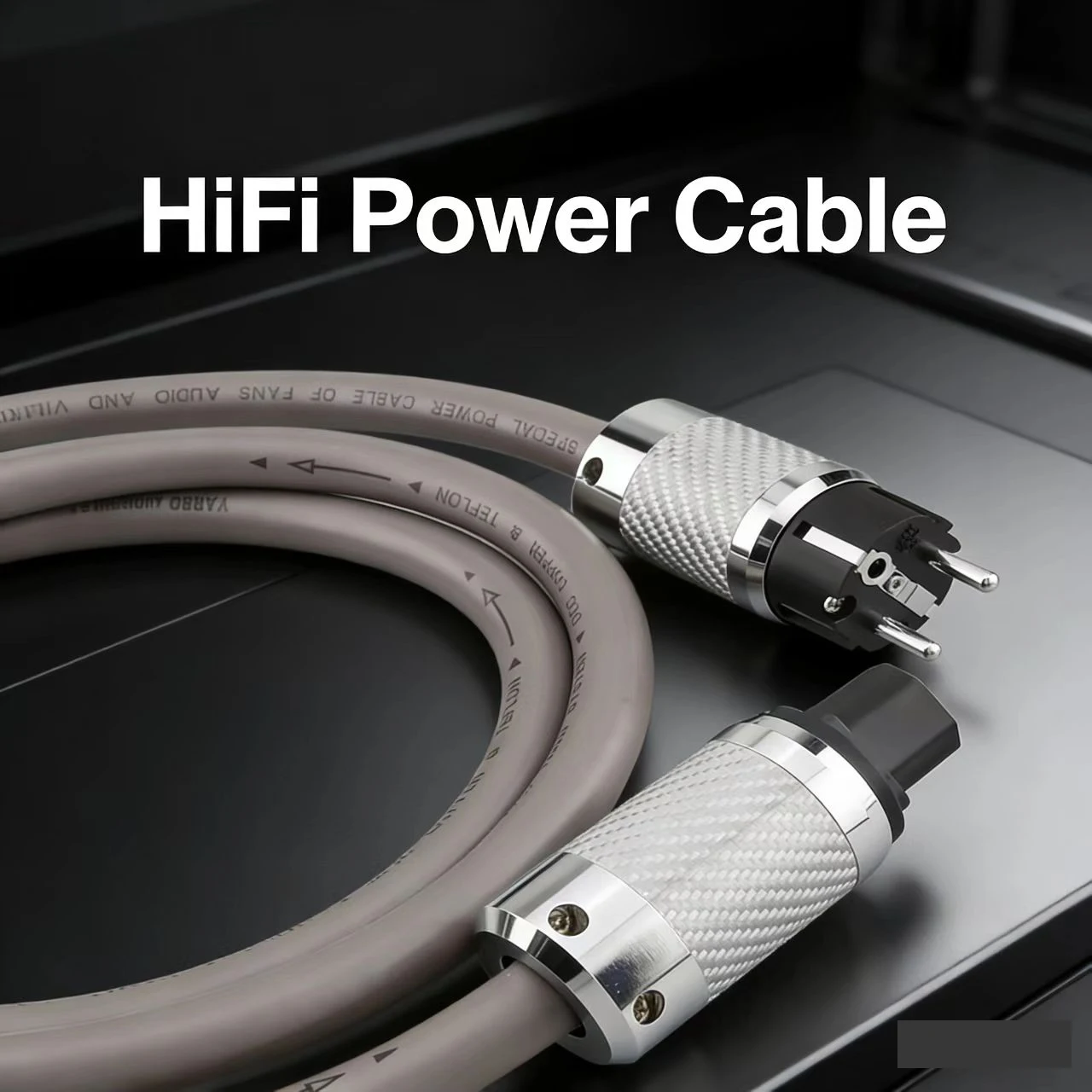 

Кабель питания YARBO SP-1100PW 12AWG, версия для ЕС, с вилкой стандарта США/ЕС, усиленный углеродным волокном, силовой кабель с углеродным волокном