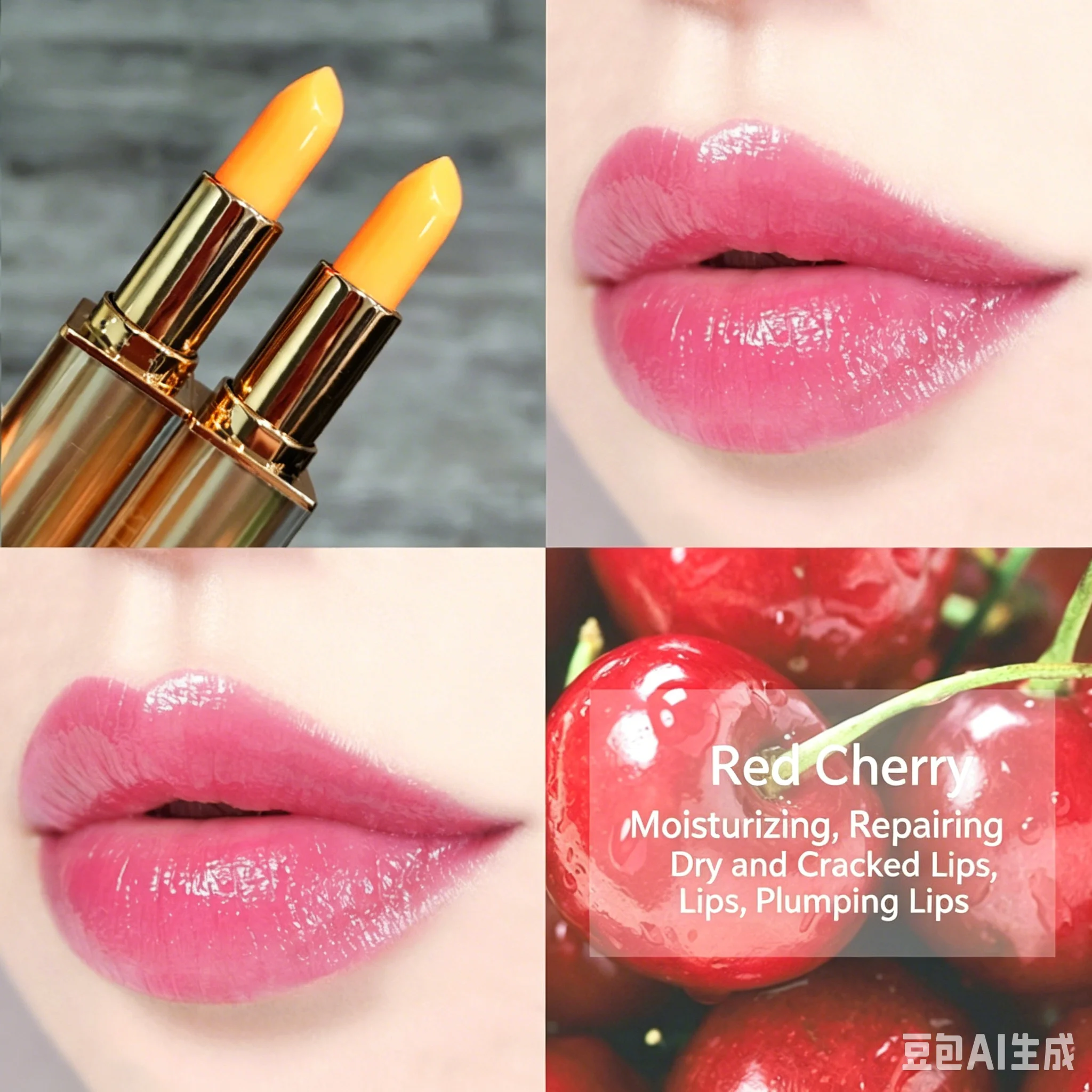 VIBELY pH-Farbwechselnder Lippenstift, Langanhaltender, Abriebfester Feuchtigkeitsspendender Lippenbalsam, Nicht Klebender, Natürlich Strahlender Finish, für Studenten