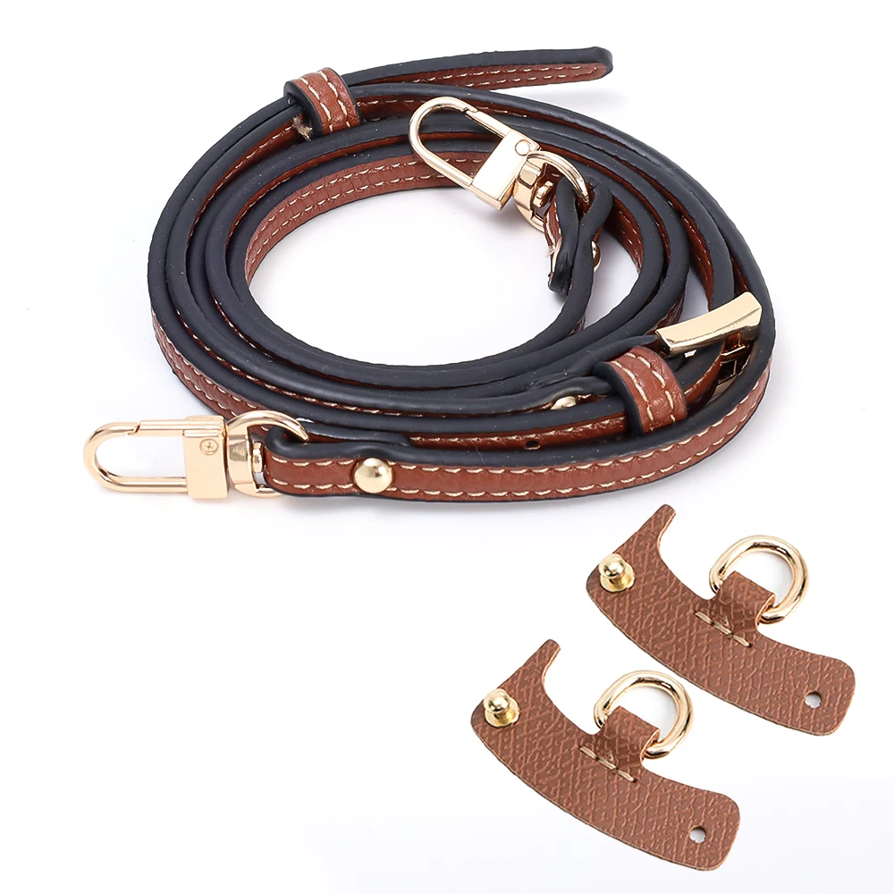 بولي Belts حزام من الجلد أحزمة مع Buckles النساء لكمة خالية حقيبة الأشرطة التحول الملحقات DIY بها بنفسك مقبض كروسبودي الكتف الأشرطة